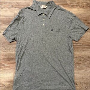 Original Penguin Men's Heather Gray Polo